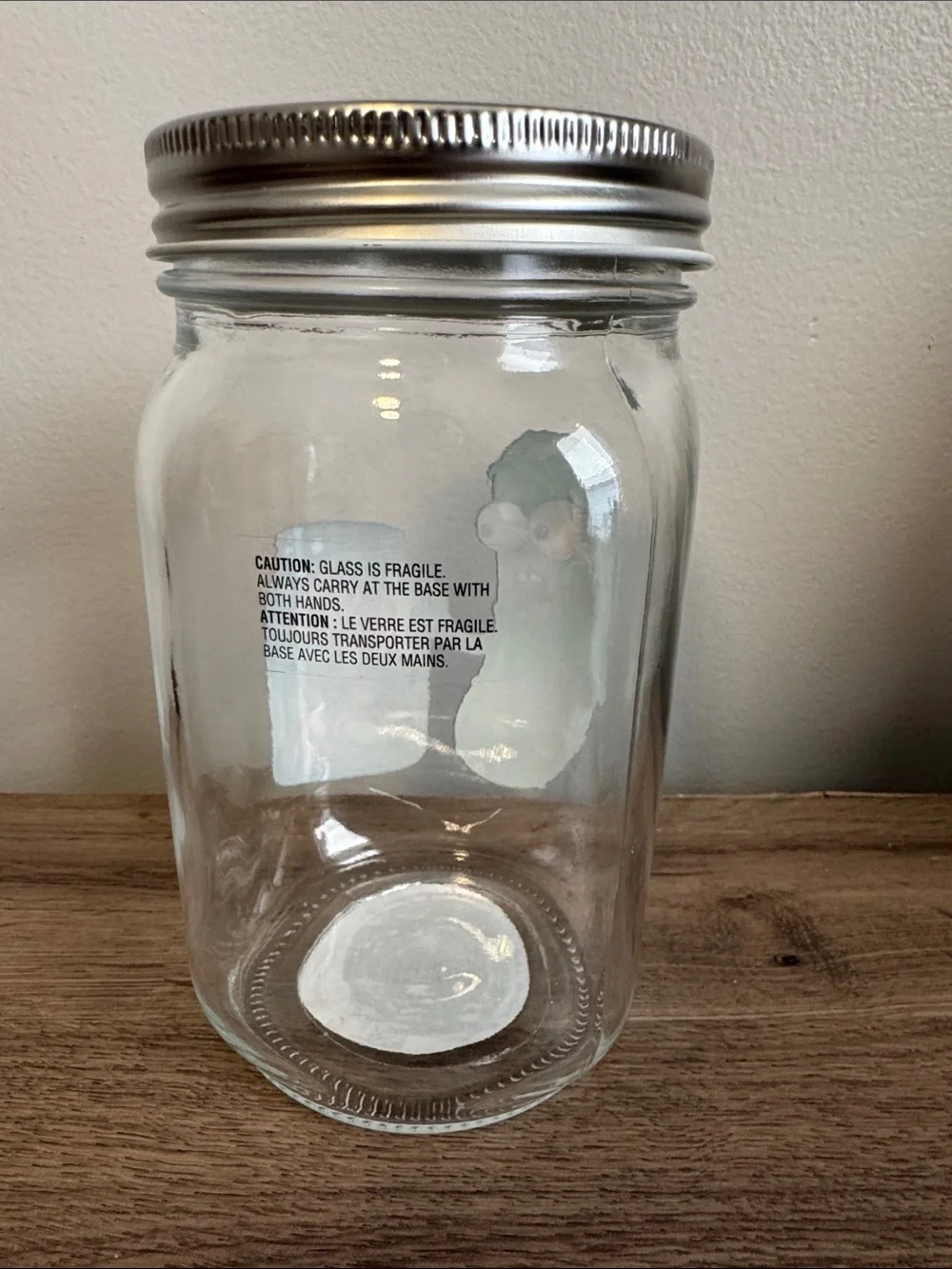 1 liter custom mason jar